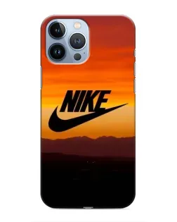 Чехол для iPhone 13 Pro с картинкой «Nike — вечерний горизонт»