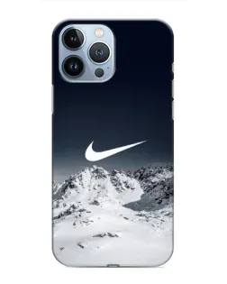 Чехол для iPhone 13 Pro с картинкой «Nike — зимние горы»
