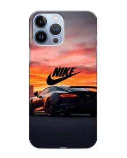 Чехол для iPhone 13 Pro с картинкой «Nike и суперкар»