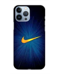 Чохол для iPhone 13 Pro з картинкою «Синій пульс Nike» Чохол для iPhone 13 Pro з картинкою «Синій пульс Nike»