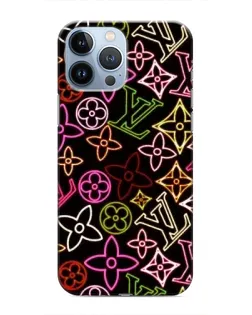 Чехол для iPhone 13 Pro с картинкой «Неоновый микс Nike»