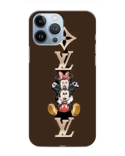 Чехол для iPhone 13 Pro с картинкой «LV и Микки Маус» Чехол для iPhone 13 Pro с картинкой «LV и Микки Маус»