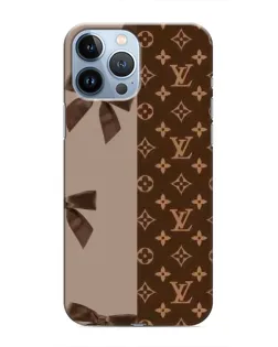 Чехол для iPhone 13 Pro с картинкой «Louis Vuitton — банты»