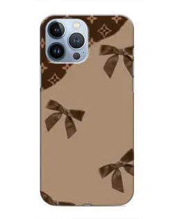 Чехол для iPhone 13 Pro с картинкой «LV — кофейный атлас»