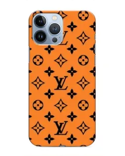 Чехол для iPhone 13 Pro с картинкой «Оранжевый стиль LV»