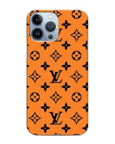 Чехол для iPhone 13 Pro с картинкой «Оранжевый стиль LV» Чехол для iPhone 13 Pro с картинкой «Оранжевый стиль LV»