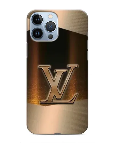 Чехол для iPhone 13 Pro с картинкой «LV — золотое сияние» Чехол для iPhone 13 Pro с картинкой «LV — золотое сияние»