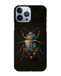 Чехол для iPhone 13 Pro с картинкой «LV — мраморный принт»