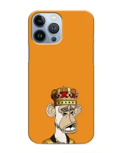 Чехол для iPhone 13 Pro с картинкой «Золотая обезьяна Bored Ape»