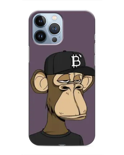 Чехол для iPhone 13 Pro с картинкой «Bored Ape в кепке» Чехол для iPhone 13 Pro с картинкой «Bored Ape в кепке»