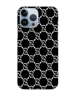 Чехол для iPhone 13 Pro с картинкой «Gucci — сетчатый паттерн»