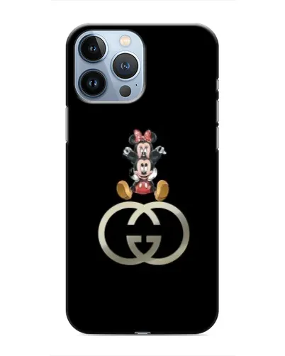 Чехол для iPhone 13 Pro с картинкой «Минни Маус на лого» Чехол для iPhone 13 Pro с картинкой «Минни Маус на лого»