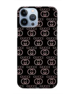 Чехол для iPhone 13 Pro с картинкой «Классическая монограмма Gucci»