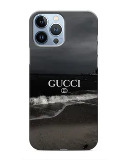 Чехол для iPhone 13 Pro с картинкой «Gucci — морской прибой»