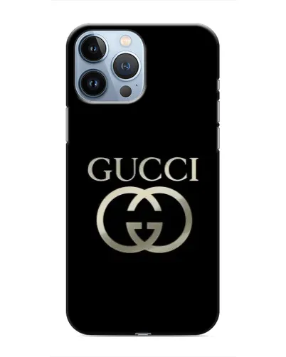 Чохол для iPhone 13 Pro з картинкою «Gucci — золото на чорному» Чохол для iPhone 13 Pro з картинкою «Gucci — золото на чорному»