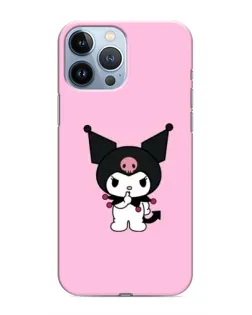 Чехол для iPhone 13 Pro с картинкой «Kuromi — розовая нежность»