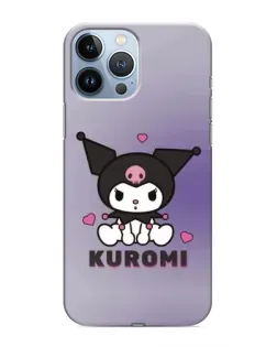 Чехол для iPhone 13 Pro с картинкой «Kuromi — фиолетовый арт»