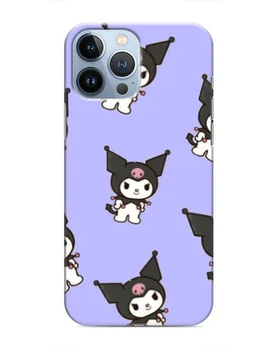 Чехол для iPhone 13 Pro с картинкой «Паттерн с Kuromi» Чехол для iPhone 13 Pro с картинкой «Паттерн с Kuromi»
