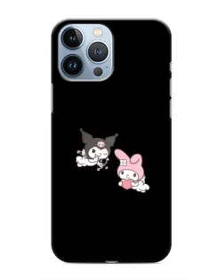 Чехол для iPhone 13 Pro с картинкой «My Melody и Kuromi»