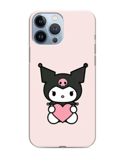 Чехол для iPhone 13 Pro с картинкой «Kuromi и сердце» Чехол для iPhone 13 Pro с картинкой «Kuromi и сердце»