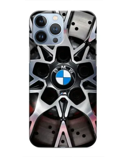 Чехол для iPhone 13 Pro с картинкой «BMW — деталь диска» Чехол для iPhone 13 Pro с картинкой «BMW — деталь диска»