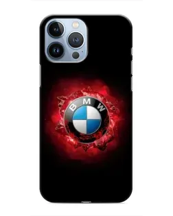 Чехол для iPhone 13 Pro с картинкой «Логотип BMW — вспышка»