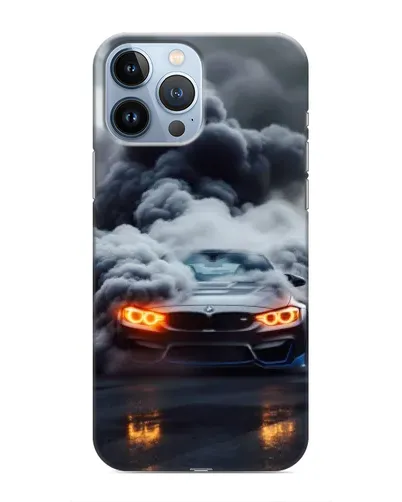 Чехол для iPhone 13 Pro с картинкой «BMW в дыму» Чехол для iPhone 13 Pro с картинкой «BMW в дыму»