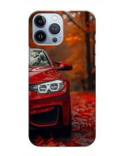 Чехол для iPhone 13 Pro с картинкой «Осенняя BMW M4»