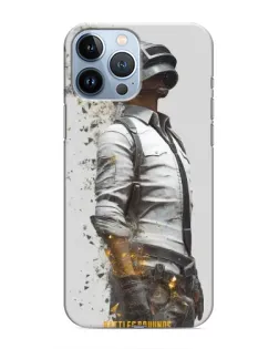 Чехол для iPhone 13 Pro с картинкой «PUBG — боец в пыли»