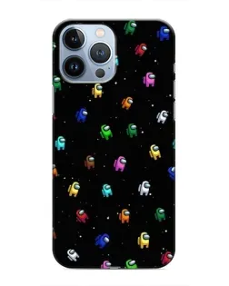 Чехол для iPhone 13 Pro с картинкой «Экипаж Among Us»