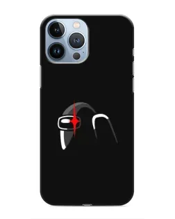 Чехол для iPhone 13 Pro с картинкой «Among Us шлем»