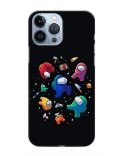 Чехол для iPhone 13 Pro с картинкой «Among Us космос»