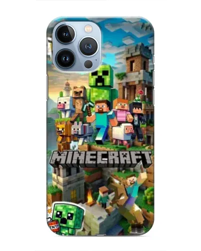 Чехол для iPhone 13 Pro с картинкой «Замок Minecraft» Чехол для iPhone 13 Pro с картинкой «Замок Minecraft»
