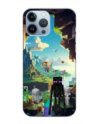 Чехол для iPhone 13 Pro с картинкой «Эндермен в лесу» Чехол для iPhone 13 Pro с картинкой «Эндермен в лесу»
