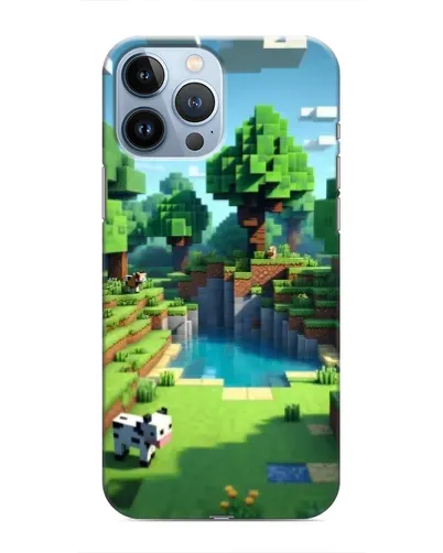 Чехол для iPhone 13 Pro с картинкой «Minecraft летний день» Чехол для iPhone 13 Pro с картинкой «Minecraft летний день»