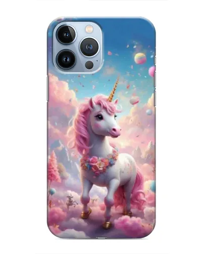 Чехол для iPhone 13 Pro с картинкой «Единорог среди облаков» Чехол для iPhone 13 Pro с картинкой «Единорог среди облаков»