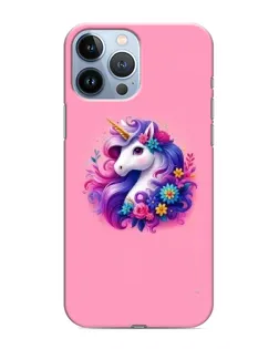 Чехол для iPhone 13 Pro с картинкой «Сказочный единорог»