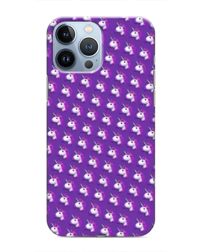 Чехол для iPhone 13 Pro с картинкой «Единороги на фиолетовом» Чехол для iPhone 13 Pro с картинкой «Единороги на фиолетовом»