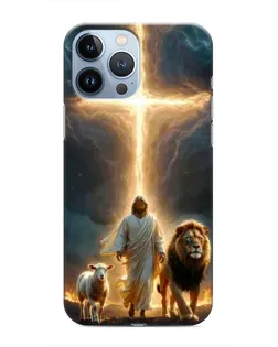 Чехол для iPhone 13 Pro с картинкой «Лев Иуды и Свет»