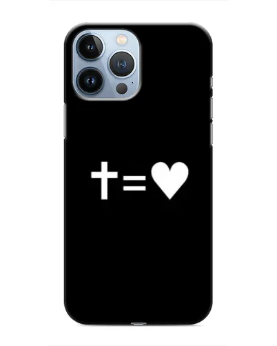 Чехол для iPhone 13 Pro с картинкой «Крест и Сердце» Чехол для iPhone 13 Pro с картинкой «Крест и Сердце»