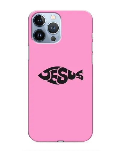 Чехол для iPhone 13 Pro с картинкой «Розовый символ Jesus» Чехол для iPhone 13 Pro с картинкой «Розовый символ Jesus»