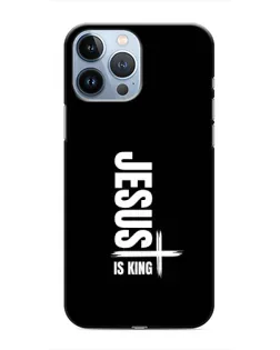 Чехол для iPhone 13 Pro с картинкой «Вертикаль веры Jesus»