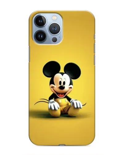 Чехол для iPhone 13 Pro с картинкой «Микки на желтом» Чехол для iPhone 13 Pro с картинкой «Микки на желтом»