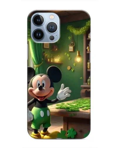 Чехол для iPhone 13 Pro с картинкой «Микки в мастерской» Чехол для iPhone 13 Pro с картинкой «Микки в мастерской»