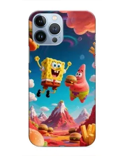 Чехол для iPhone 13 Pro с картинкой «Космический фастфуд» Чехол для iPhone 13 Pro с картинкой «Космический фастфуд»