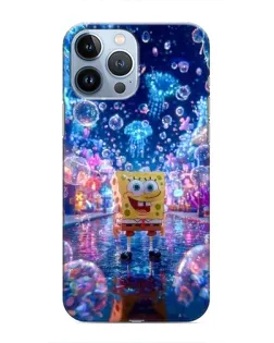 Чехол для iPhone 13 Pro с картинкой «Неоновый океан»