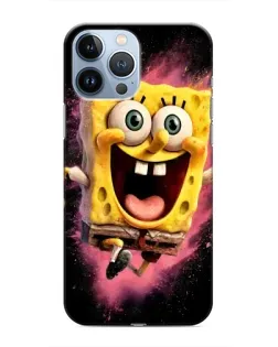 Чехол для iPhone 13 Pro с картинкой «Взрывной Спанч Боб»