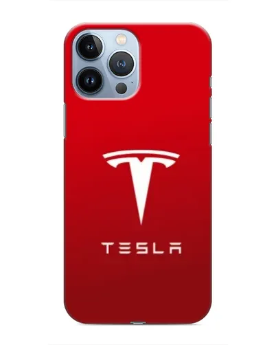 Чехол для iPhone 13 Pro с картинкой «Tesla Red Classic» Чехол для iPhone 13 Pro с картинкой «Tesla Red Classic»