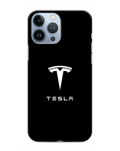 Чехол для iPhone 13 Pro с картинкой «Tesla White Logo» Чехол для iPhone 13 Pro с картинкой «Tesla White Logo»