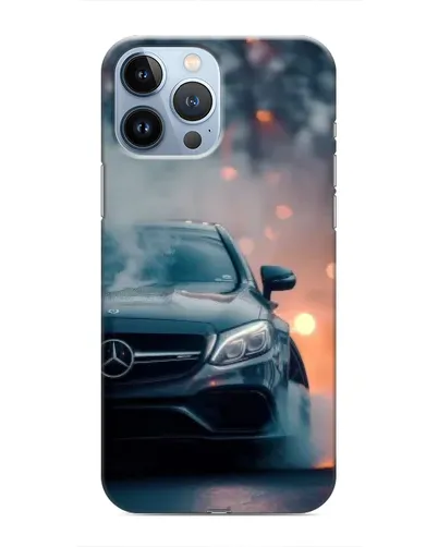 Чехол для iPhone 13 Pro с картинкой «Mercedes — ночной город» Чехол для iPhone 13 Pro с картинкой «Mercedes — ночной город»
